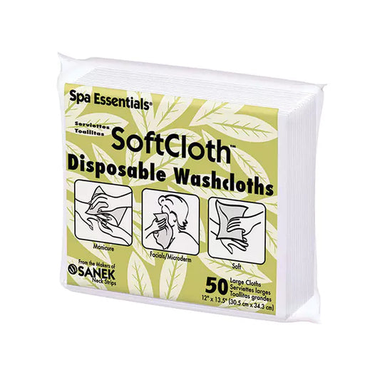 SPA ESSENTIAL DISPOSABLE WASHCLOTH 50/PK